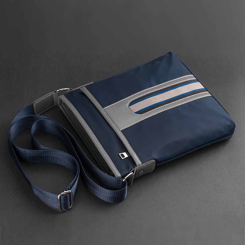 Moderna casual män tyg portfölj enkla trendiga studenter college axelväska bolso utsökta arbetsväskor bolso hombre  c109