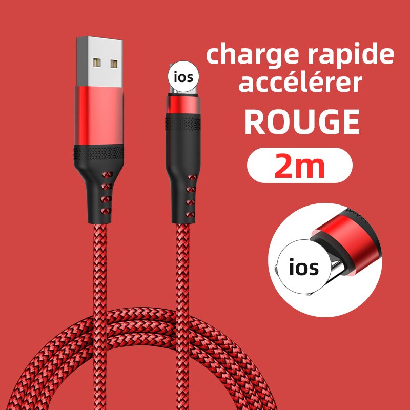 Usb-c-kabel für iphone 11, 12 , 13 Profi , 20w (schnellladefunktion), Apfel iphone-kabel 8 ipad pd-ladegerät 6s usb-typ-c-kabel, ios-datenkabel: verrotten 2m