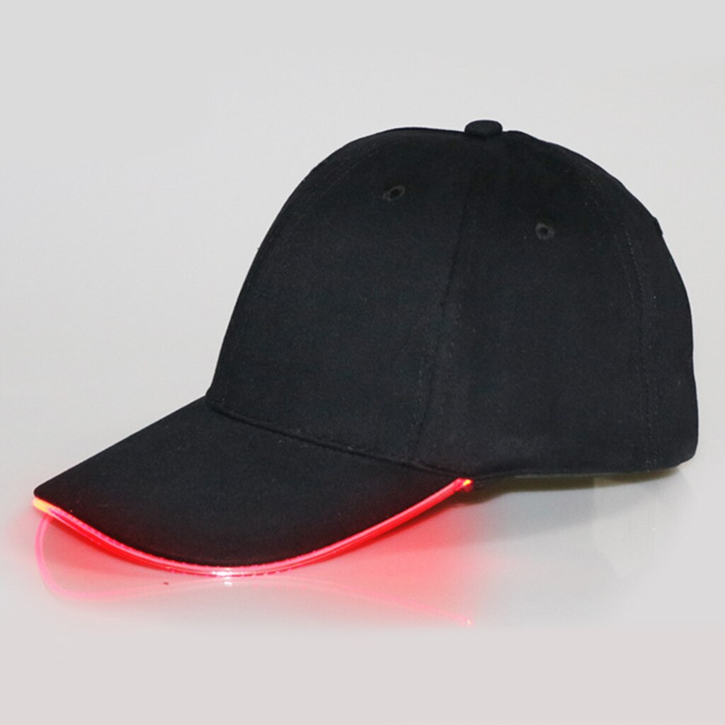 Ultra Bright LED Baseball Cap Optical Fiber Glowing Hat Hip-Hop
