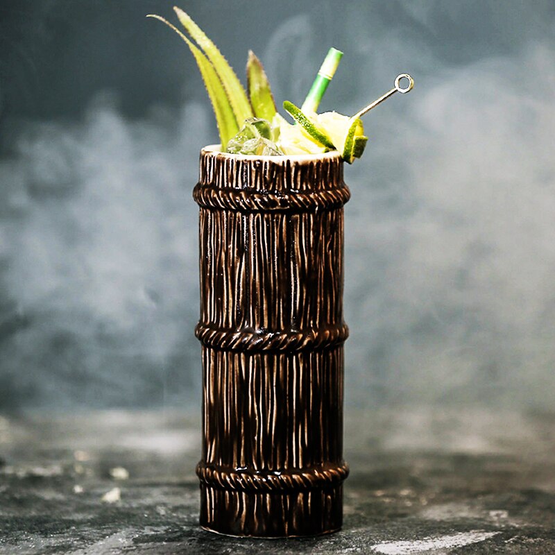 425-600ml bar kalla drycker butik tiki kopp hawaii flicka stygg staty slub lejonhuvud cocktailglas keramiskt vin tiki mugg drinkware