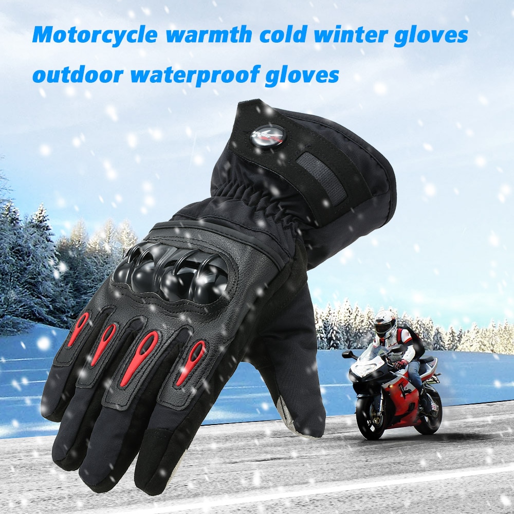 Pro-biker Winter Motorhandschoenen Moto Warme Waterdichte Beschermende Motorrijders Anti Vallen Handschoenen ML XL XXL