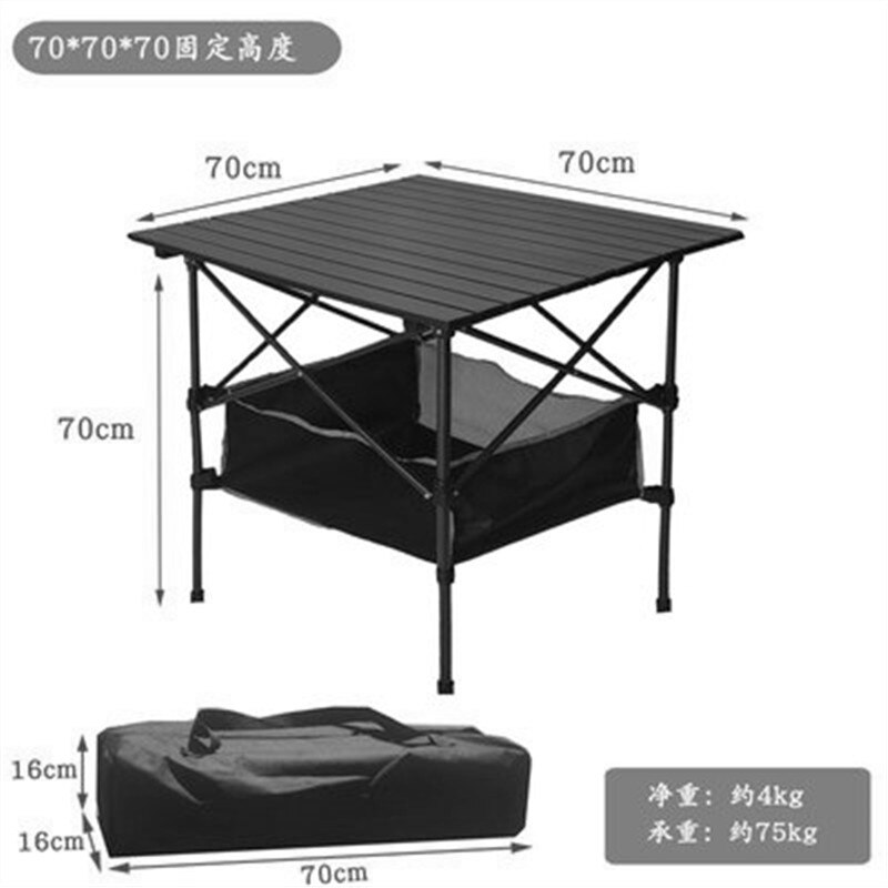 Stabiele Verbeterde Klaptafel Outdoor Klaptafel Verspreid Tafel Klaptafel Draagbare Aluminium Camping Wandelen Tafel Self-Drivi