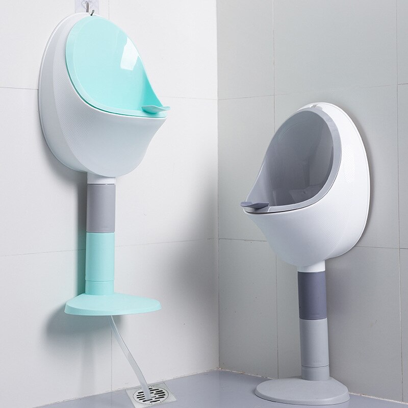 Bærbar toiletpottetræning til babys dreng urinal stående hængende justerbar basehøjdeseparationsåbning let rengøringsfri