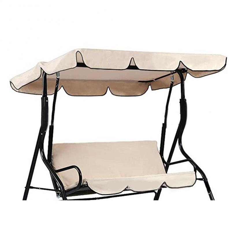 Jardin cour étanche maison jardin balançoire ensemble couverture protection solaire couverture seulement plafond couverture multicolore en option