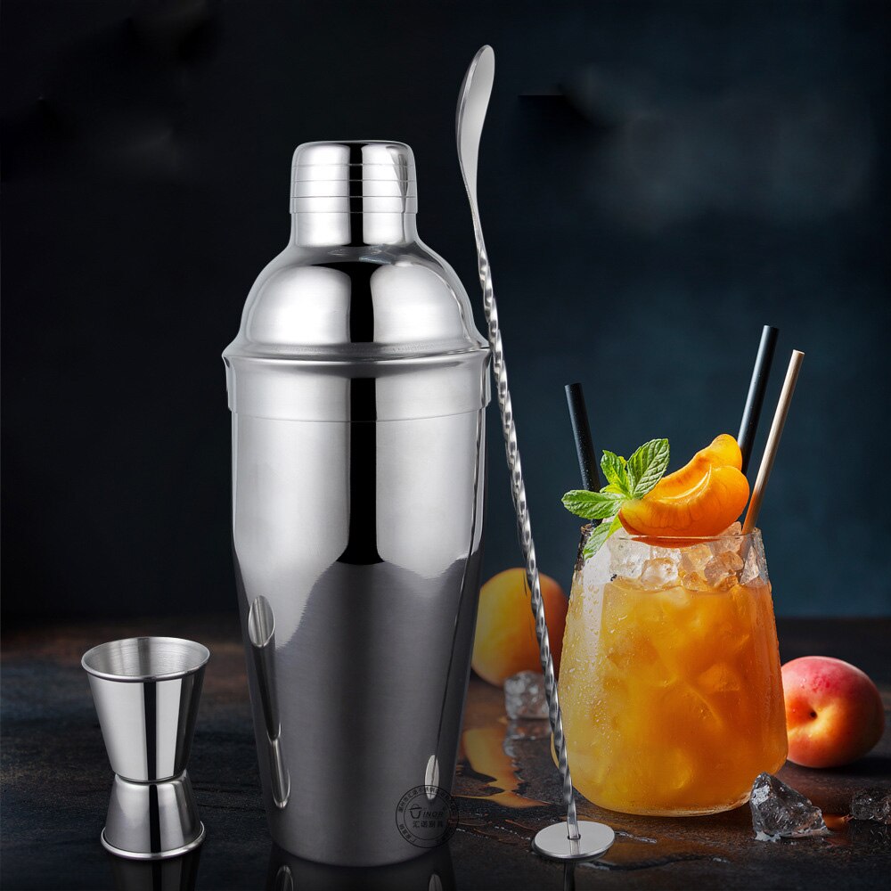 Stainless Steel Cocktail Shaker Bartender Kit Bar Drink Tools Barware Accessories for Home Bars and Party Events