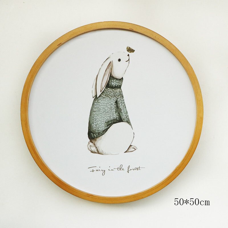 Cadre Photo rond chinois Stle salon 1 pouce 14 pouces 16 pouces 0 pouces tenture murale cadre Photo décoration ok: 50x50cm yellow