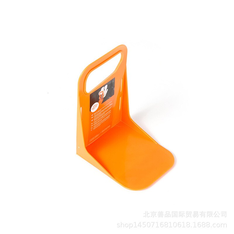 Bil anti shake stativ holder bagageboks stativ rystesikker organisator hegn opbevaringsenheder holder l form: Lille størrelse orange