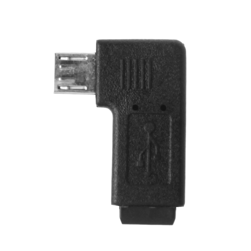 90 ° Links & Haaks Mini Usb 5Pin Female Naar Micro Usb Male Data Sync Adapter A6HE