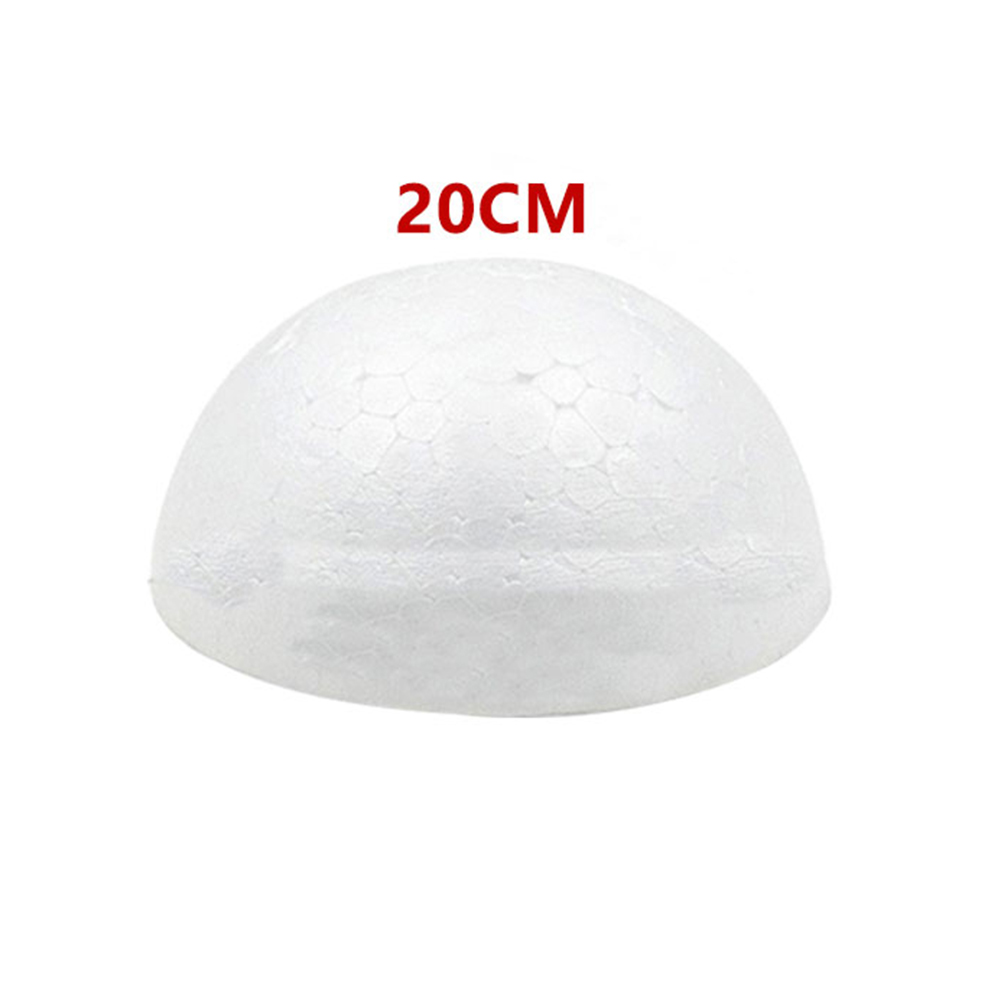 15/18/20/25 cm halbrunde Polystyrol-Schaumstoffkugeln für DIY Weihnachten Natal Kinder bemalt Hochzeit Party Blumenkugel Dekorationen: Olive