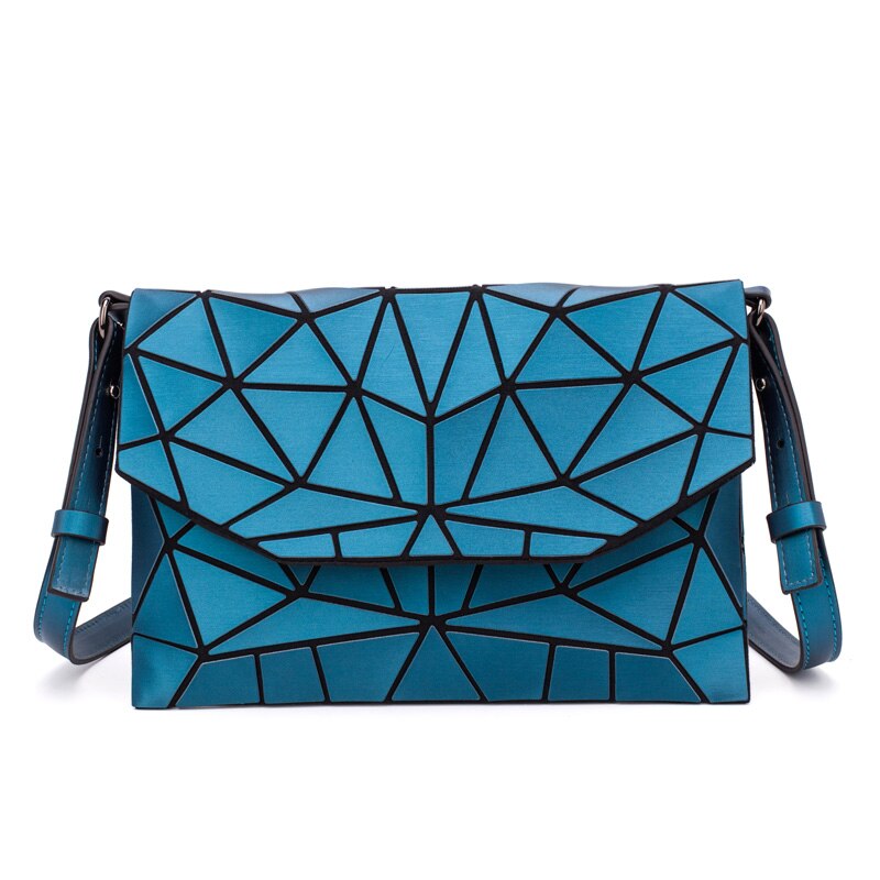 frauen Luminous Schulter Taschen Casual Umhängetasche Kupplung Abend Taschen Geometrische Folding Handtaschen Hülle Tasche Für Frauen