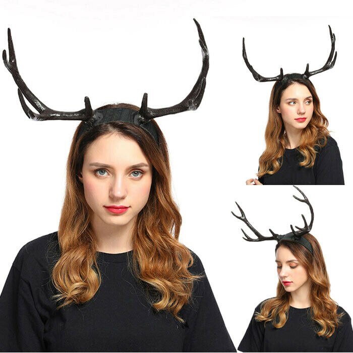 Kerst Rekwisieten Hoofdband Gothic Herten Hoorn Xmas Gewei Kostuum Haarband