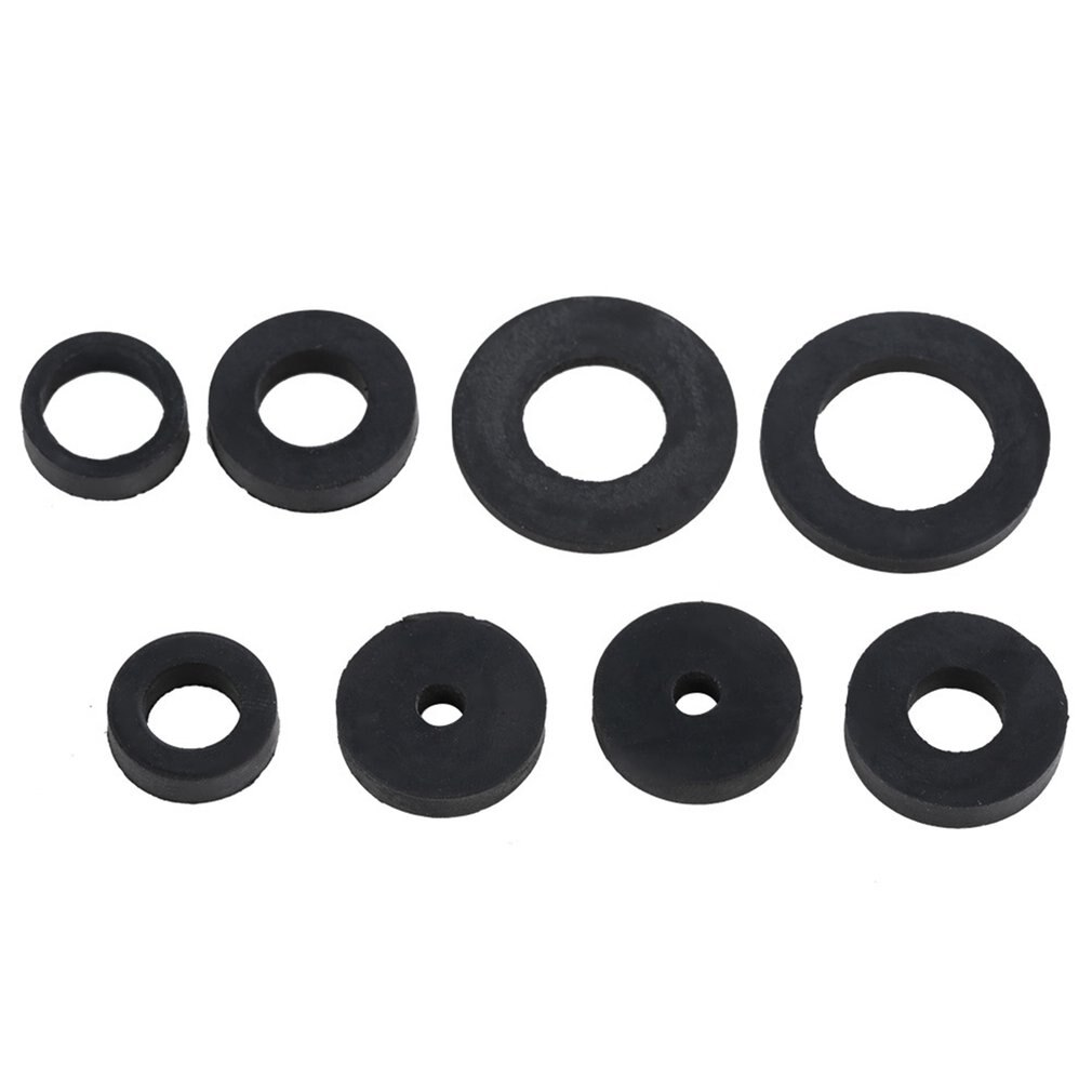 141Pcs/set Sanitary Washer O-Ring Flat Seal Sanitary Seal Rubber Washer Corrosion Resistance Plumbing Gaskets