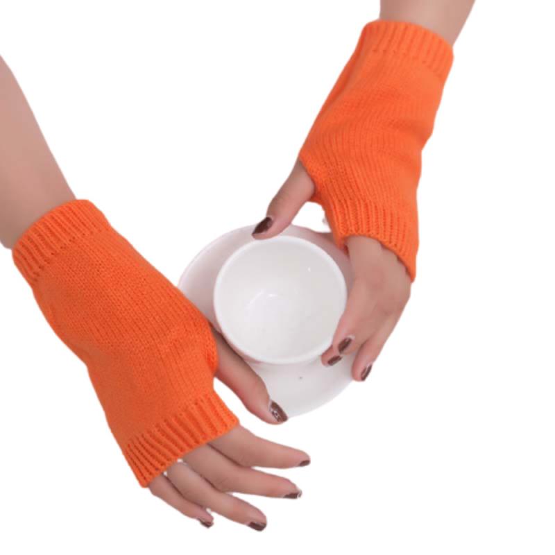 1 Paar Winter Gebreide Handschoenen Vrouwelijke Vingerloze Handschoenen Zonder Vingers Vrouwen Kasjmier Warme Winter Handschoenen Hand Pols Warmer: 15