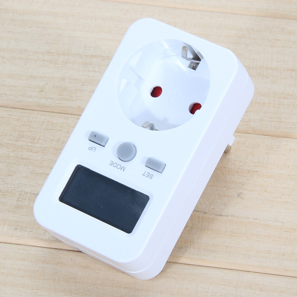 Digital Wattmeter LCD Energy Monitor Power Meter Electricity Electric Meter Measuring Outlet Analy Usage Monitoring Socket EU