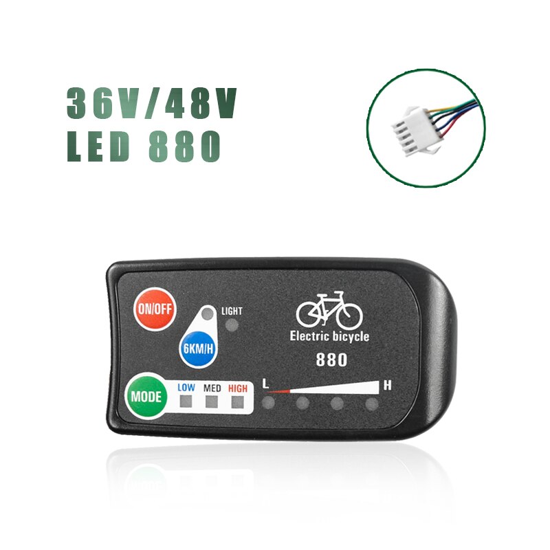 Kt Ebike Lcd Led Display Kuteng 24V 36V 48V Lcd3 Lcd8h Led 880 LCD7 Elektrische Fiets display Voor Elektrische Fiets Kit