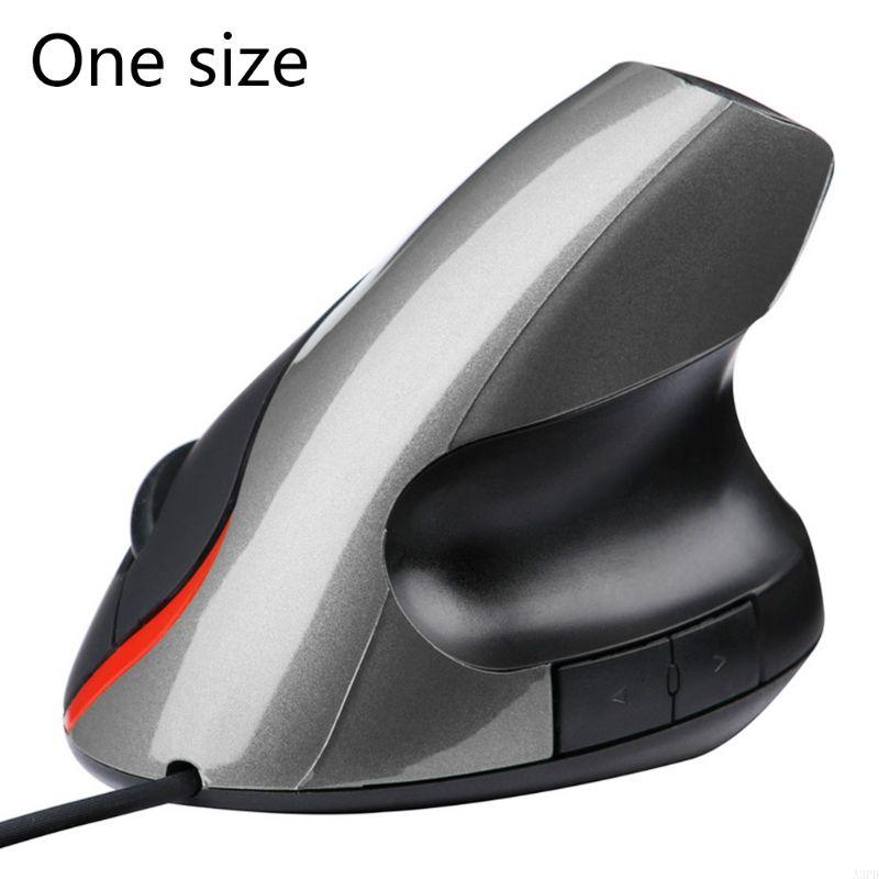 Trådbunden vertikal mus för höger hand ergonomisk spelmus 1600 dpi usb optisk handledsmus för pc bärbar dator
