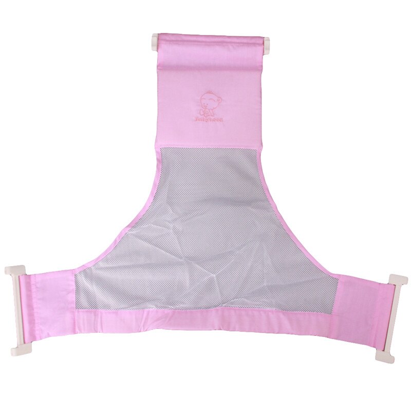 Verstelbare Baby Care Bad Netto Zetel Bad Netto Veiligheid Veiligheid Seat Ondersteuning Baby Douche Baby Care: Roze