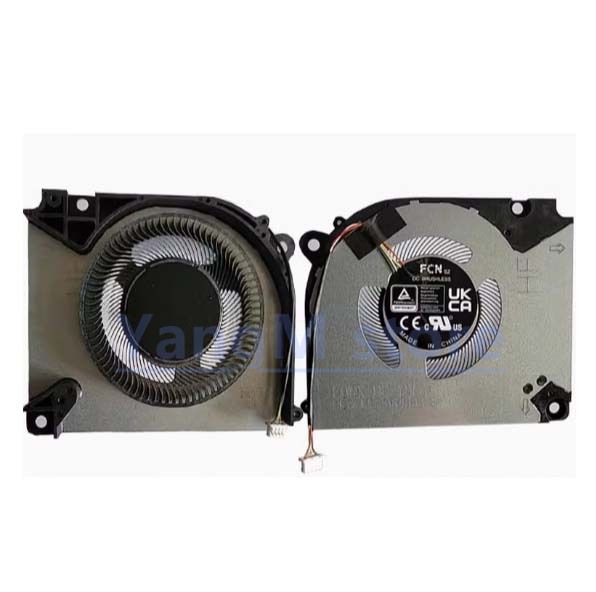 Wentylator chłodnicy do MACHENIKE F117-7B F117-7 7P L15 L17 15 17 12 RN FAN 12V L R NW NX RTX4060 DFS5K 223052831 Grzejnik: WHITE