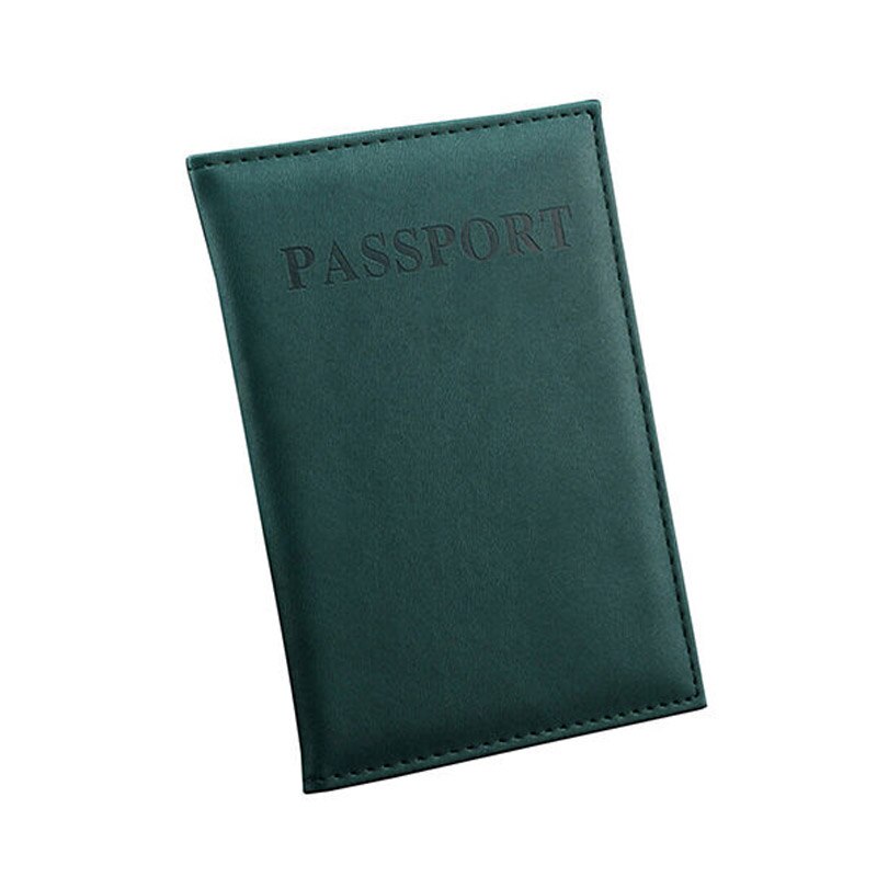 Classy Practical Travel Case Passport ID Card Cover Holder Protector Organizer PU Leather Women Men Wallet: 7