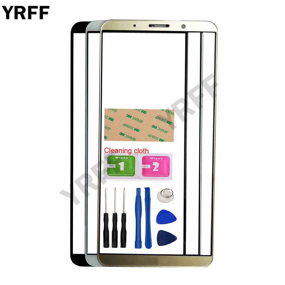 6.0'' Mobile Touch Screen Outer Glass For Huawei Mate 10 pro Front Glass Panel Replacement