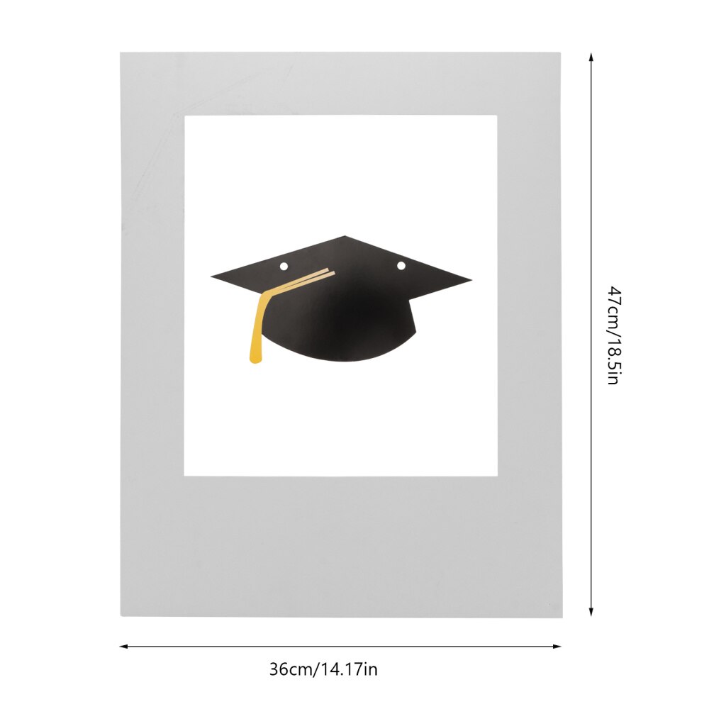 1pc Graduation Party Photo Booth Props Graduation Party Selfie Photo Frame Supplies