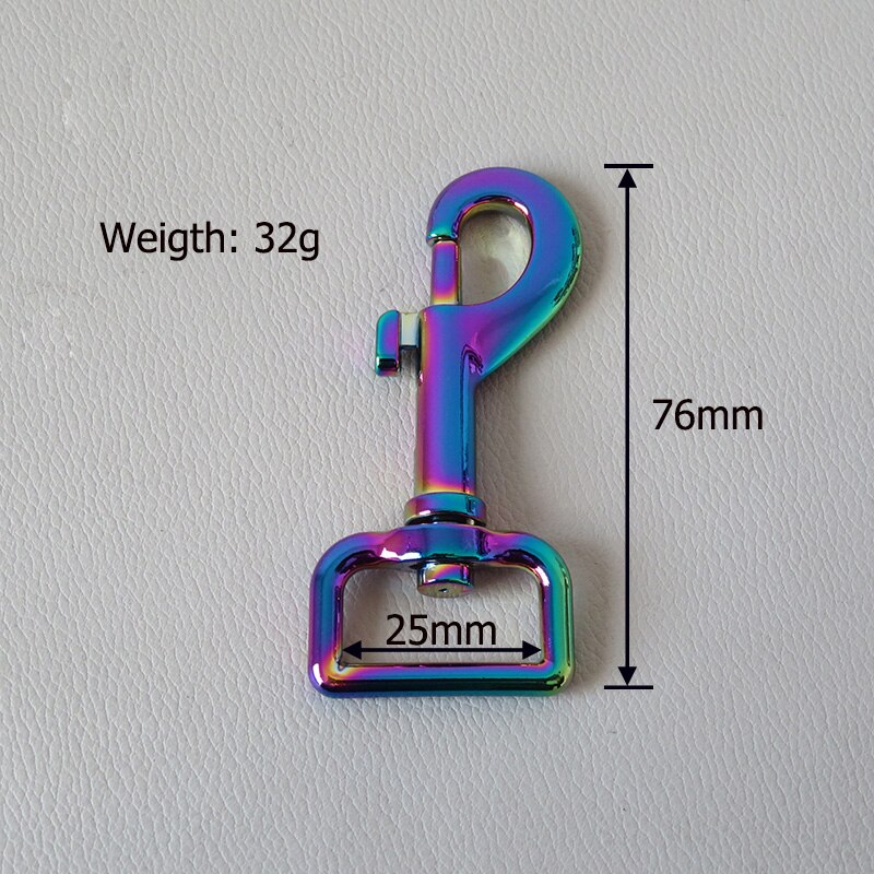 1Pcs/Lot 25mm Metal Buckle Swivel Lobster Clasp Carabiner Clip Snap Hooks For Straps Dog Pet Leash Hardware Sewing DIY Accessory: Copper