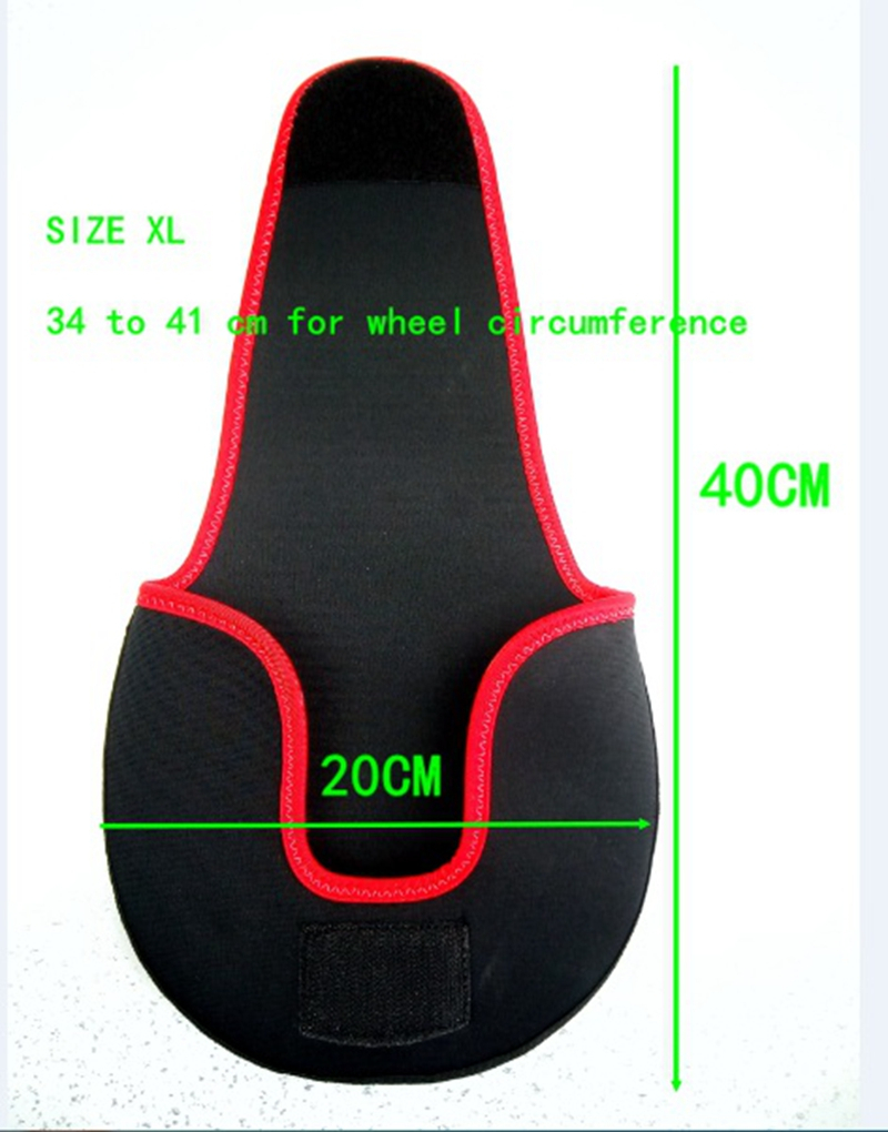 Bolsa de pesca com carretel de mosca, capa de bolso para proteger a caixa para isca de peixe, pesca de carpa de nylon neoprene vermelho genuíno esclarecido: XL