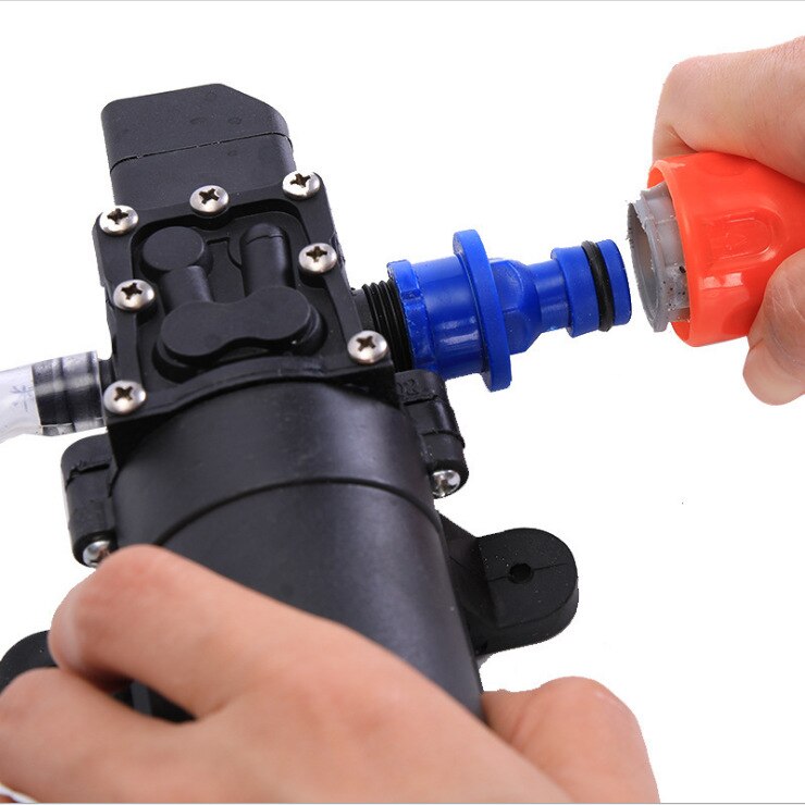 Single Pump Portable Car Wash 12V Pump Home Use 220V High-Pressure Car Wash Brush Water Gun Car Wash Artifact