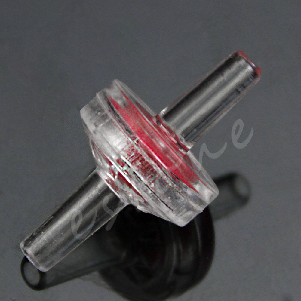 10pcs One Way Non-Return Check Valve Aquarium Fish Tank Co2 Water Air Line Pump