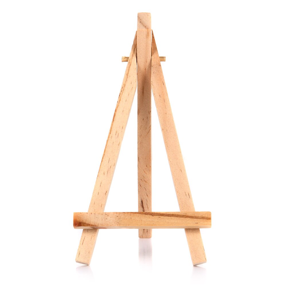 10pcs Mini Wooden Cafe Table Number Easel Wedding Place Name Holder Mobile Stand TI99