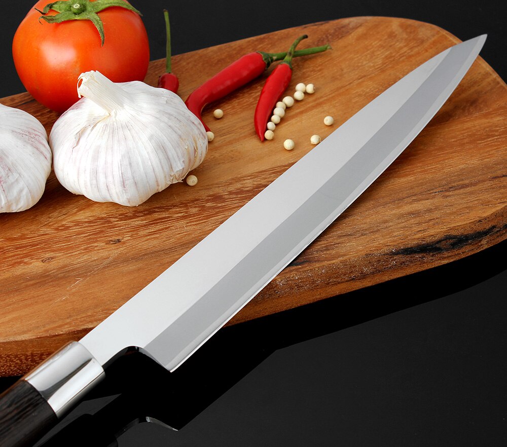 Xituo 9.5 "Japanse Zalm Sushi Messen Sashimi Keukenmes 7Cr17Mov Chef Messen Ruwe Visfilet Cleaver Utility Koken Gereedschap