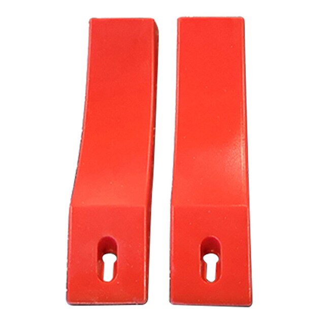 2Pcs Deadlift Barbell Jack Alternative Wedge Load Unload Barbell Weight Plates Weight Lifting Fitness Gym Equipment Accessories: Red