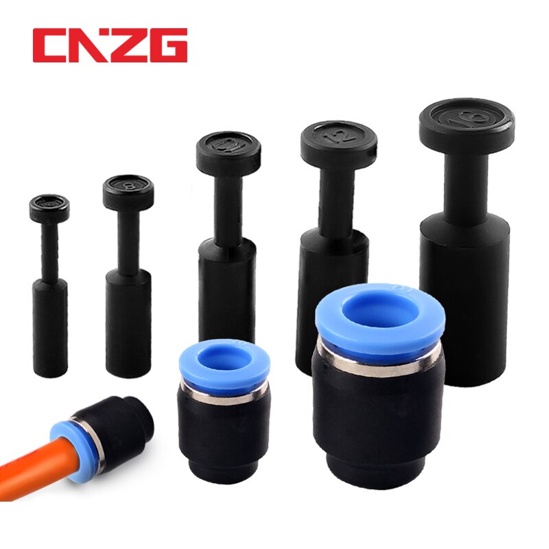 4mm/6mm/8mm/10mm/12mm Pneumatic Plug Fittings Quick Nylon Blanking Fitting Hose Tube Push Fit Dustproof Seal Connector Air Line