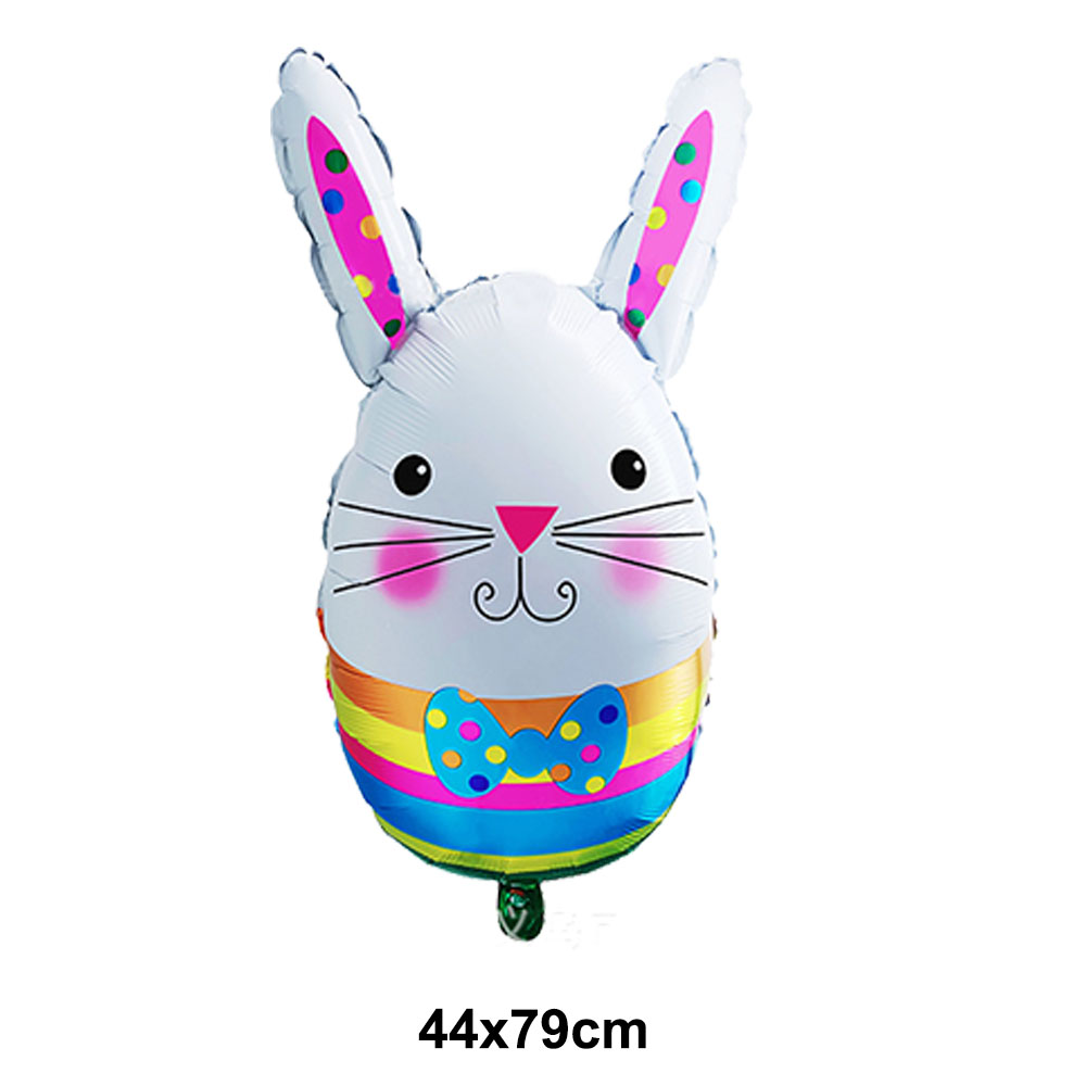 Pasen Folie Opblaasbare Bunny Ballon Staande Bunny Ballon Konijn Vormige Ballonnen voor Indoor Outdoor Yard Kids Pasen Speelgoed Decor