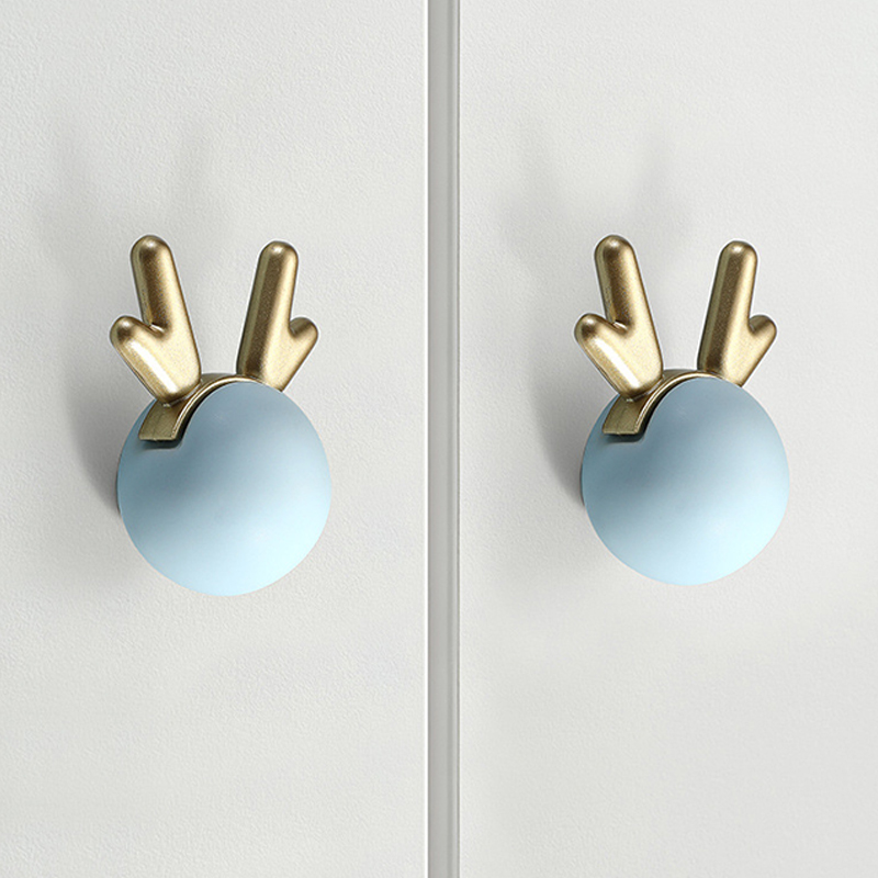 Dörrknoppar och handtag i keramik, tecknade skåpknoppar och handtag, lådhandtag, barnrumsmöbelhandtag