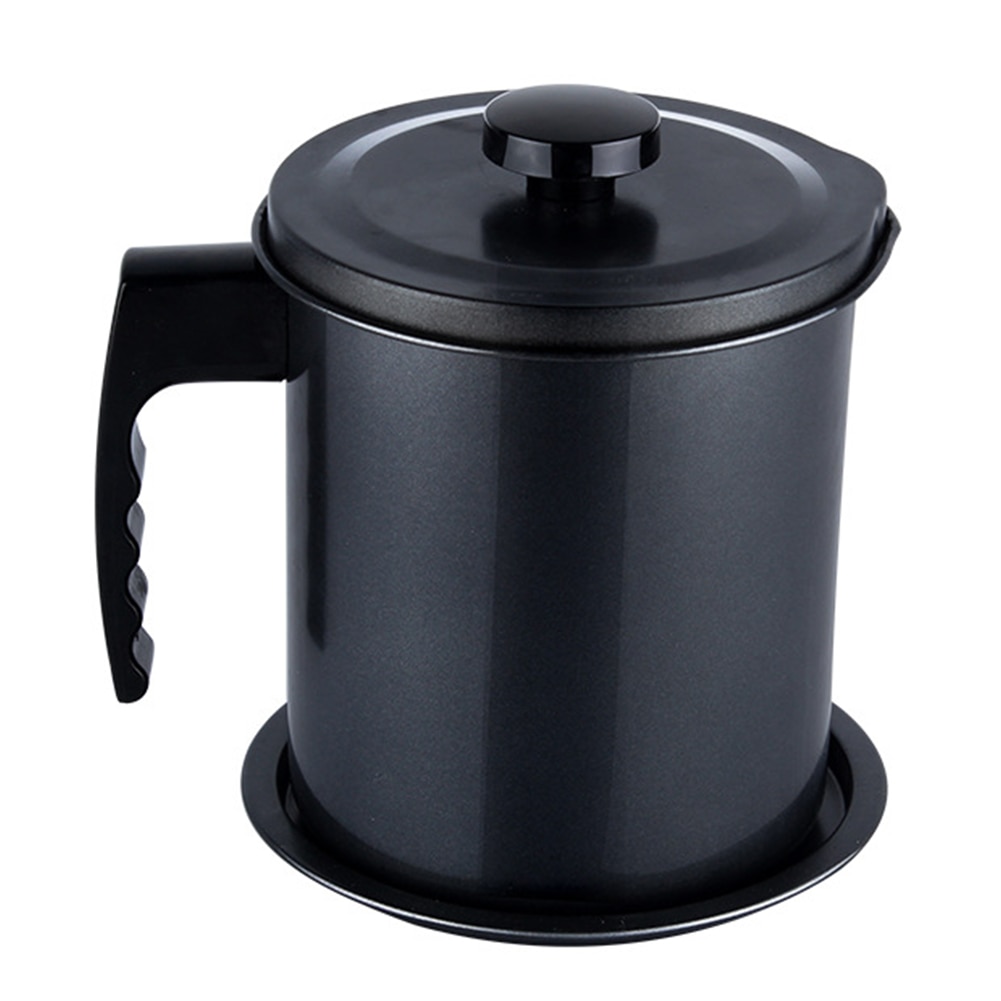 Bidon étanche 1,3l | Outil de cuisine, bouilloire séparateur de cuisson, poêle multifonction avec filtre stockage d'huile: Type1 1300ml