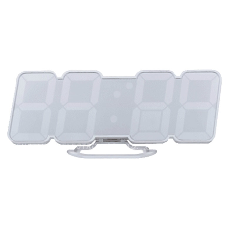 Digitaalinen seinäkello 3d langaton kauko -usb -kellonäyttö led -herätyskello, jossa on lämpötilan/päivämäärän äänensäätöpöytäkello