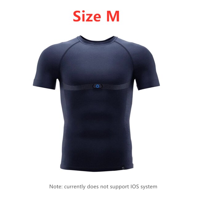 Xiaomi-Camiseta deportiva Mijia Smart ADI ECG Chip, control del ritmo cardíaco, fatiga, análisis de profundidad, lavable y cómodo: size M