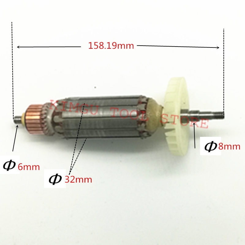 AC220-240V Rotor Anchor Armature for HITACHI G13SN G10SN 360891E 360891F G13SQ G12SQ G12SN G10SQ