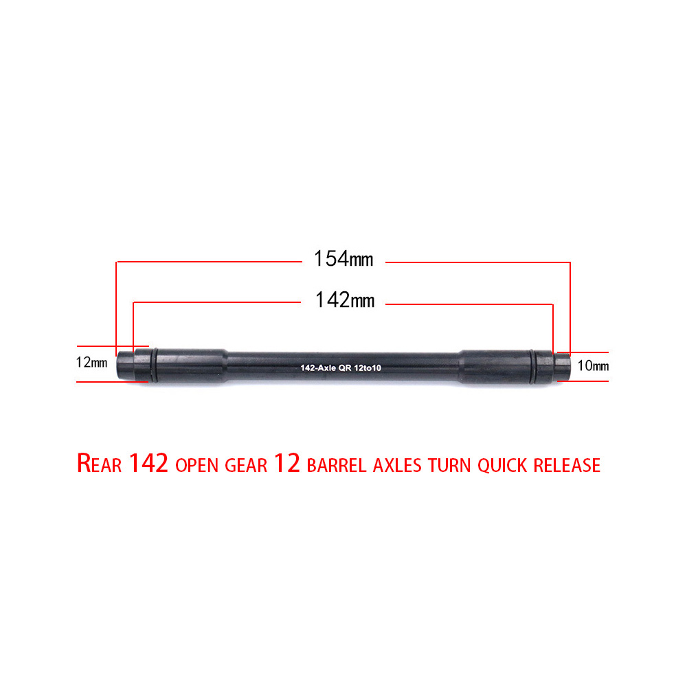 Rijden Fiets Mountainbike Hub Drum Hubs As Conversie 12 Om 9Mm 15 Om 9Mm Aluminium Quick-veranderen 100Mm/142Mm/148Mm: 142ALXE12to10