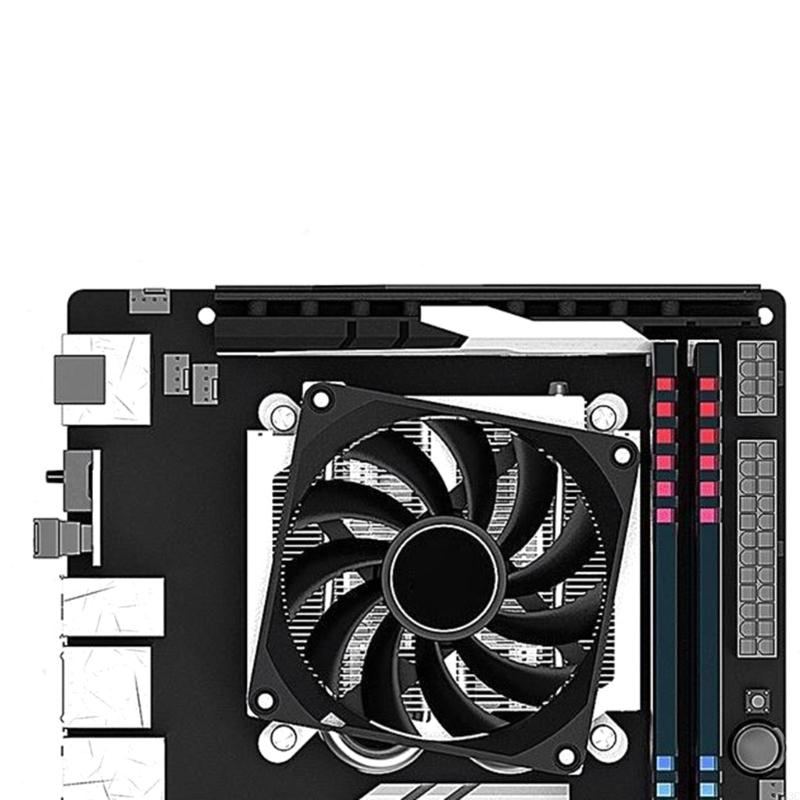 80mm wentylator chłodzący obudowę komputera PWM cichy system chłodzenia wodnego obudowa PC Cooler HB łożysko hydrauliczne 12v