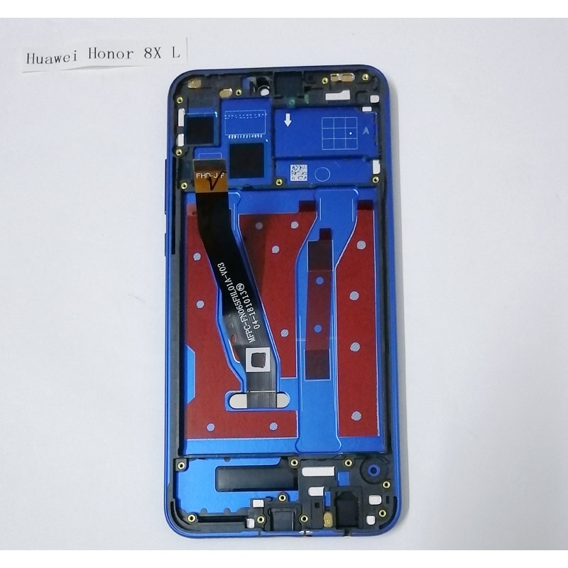 Til huawei honor 8x lcd-skærm+touch screen digitizer samling udskiftning+ ramme 6.5 tommer til huawei honor 8 x jsn -l21 l42