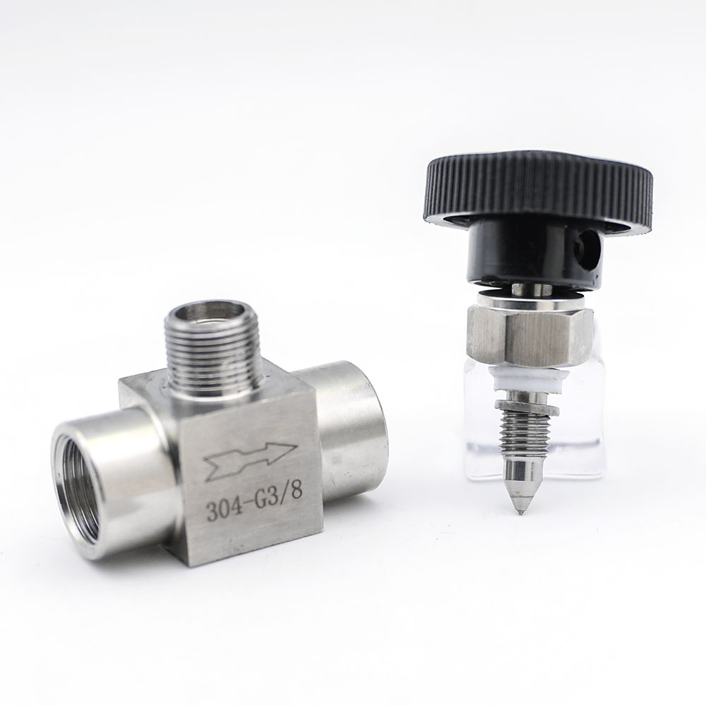 1/8" 1/4" 3/8" 1/2" BSP NPT Stainless Steel Female SS 304 Tube Shut Off Flow Control Adjustable Needle Valve For Water Gas Oil