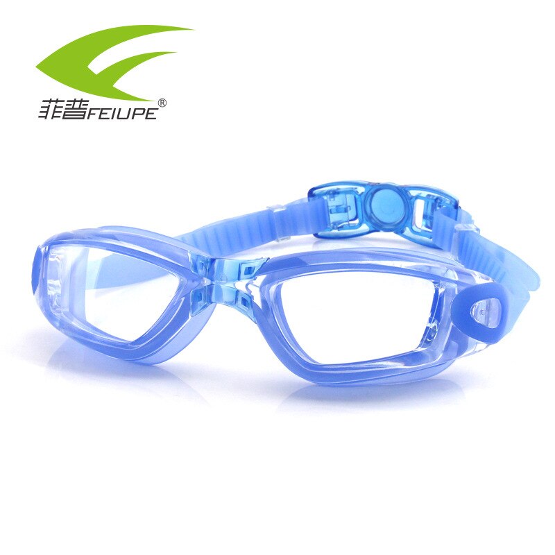 Siliconen Zwembril Mannelijke Vrouwelijke Zwemmen Bril Anti-condens Uv-bescherming Waterdicht Adult Swim Brillen Transparante Lens F313