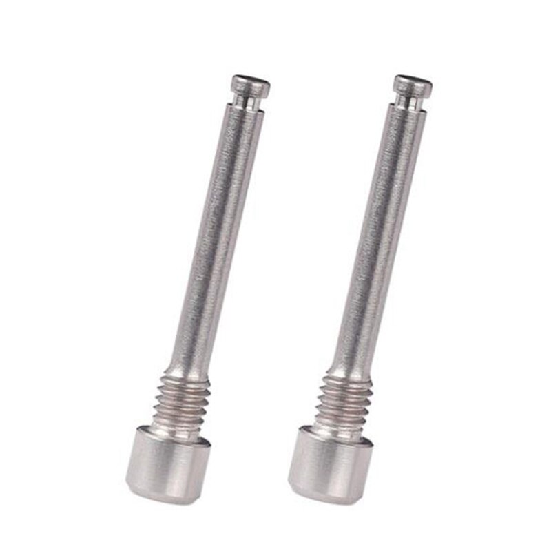 Pernos de titanio M4 para pastilla de freno de disco de bicicleta, insertos de perno roscado, tornillo para pinza de disco hidráulico XT R XT: Titanium