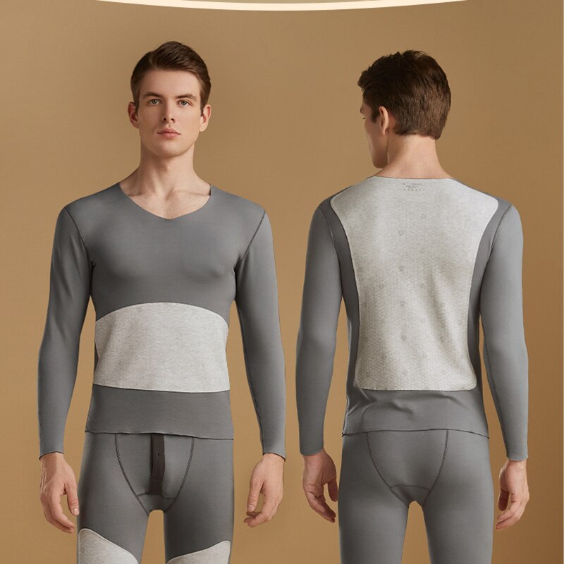 Uomo Donna Abbigliamento invernale Intimo termico Mutande lunghe Set slim senza cuciture Camicia + Pantaloni Set Set termico da donna Intimo invernale da uomo