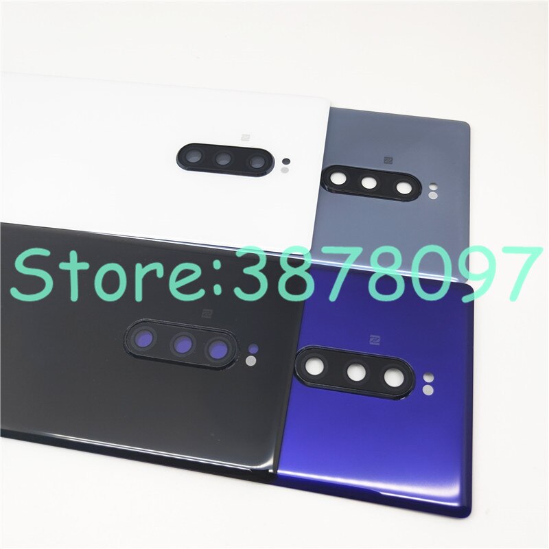 Original 6.5" For Sony Xperia 1 XZ4 J8110 J8170 J9110 Glass Back Battery Cover Rear Door back case Housing Case Repair Parts