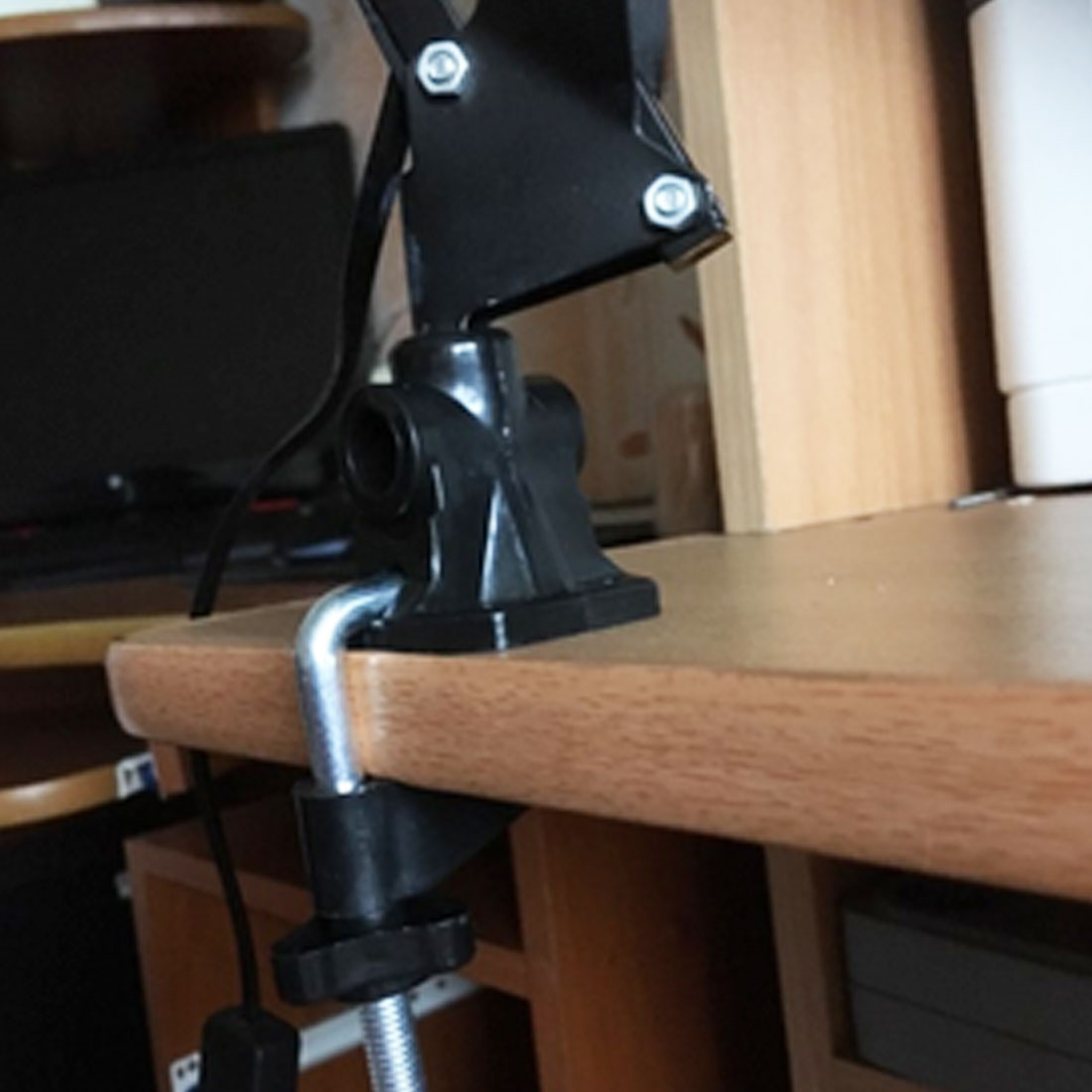 Hardware Bracket Clamp Accessories DIY Fixed Metal Desk Lamp Clip Fittings Screw Camera Flash Holder for Mic Stand