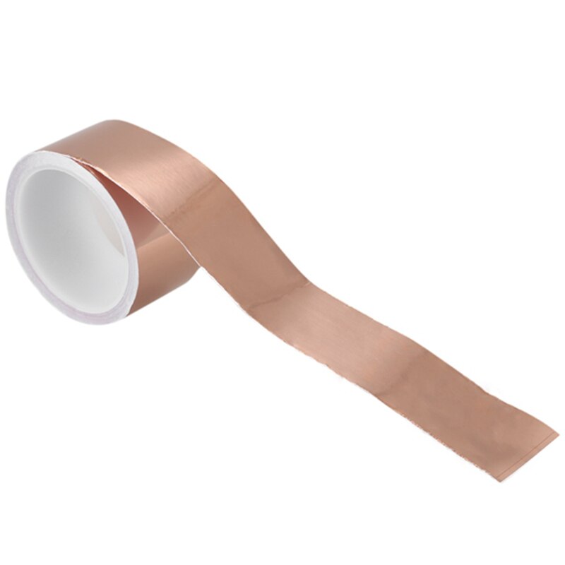 Dubbelzijdig Conduct Copper Foil Tape Masker Electronetic Afscherming Dubbele Side Geleidende Koperfolie Tape