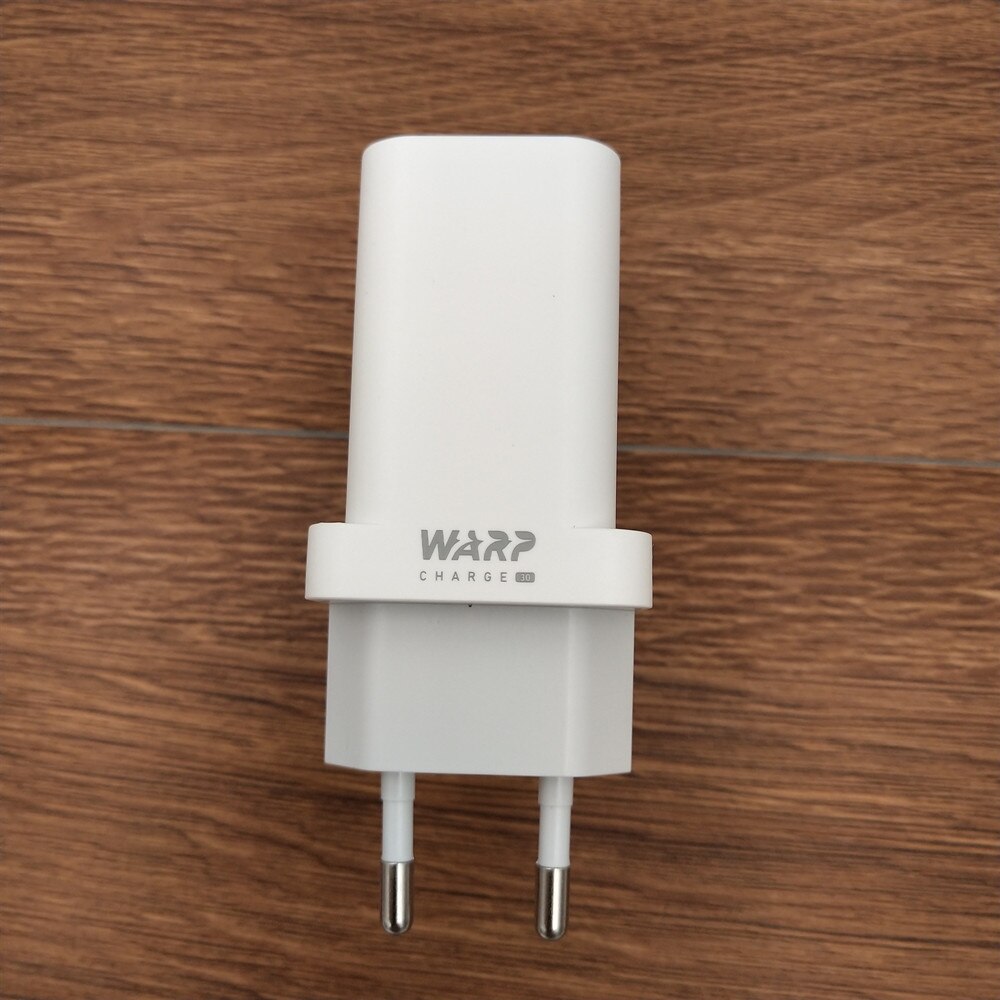 Oneplus 8 pro warp oplader usb 1m type-c kabel 5v 6a 30w dash hurtig vægopladning til en plus 1 + 7t 7 pro 6 6t 5 5t 3t: Kun eu-oplader